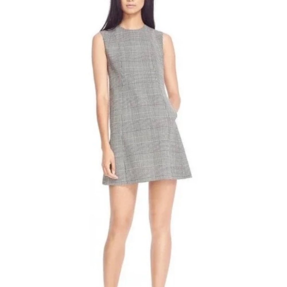 Theory Helaina Portland Plaid Shift Dress